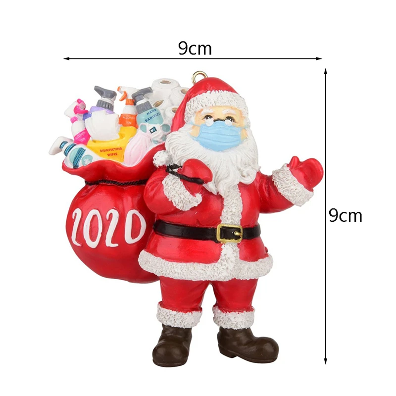 

50PCS Mix Shape Wooden White Snowflakes Christmas Ornaments Xmas Pendants New Year Christmas Decorations for Home 35mm