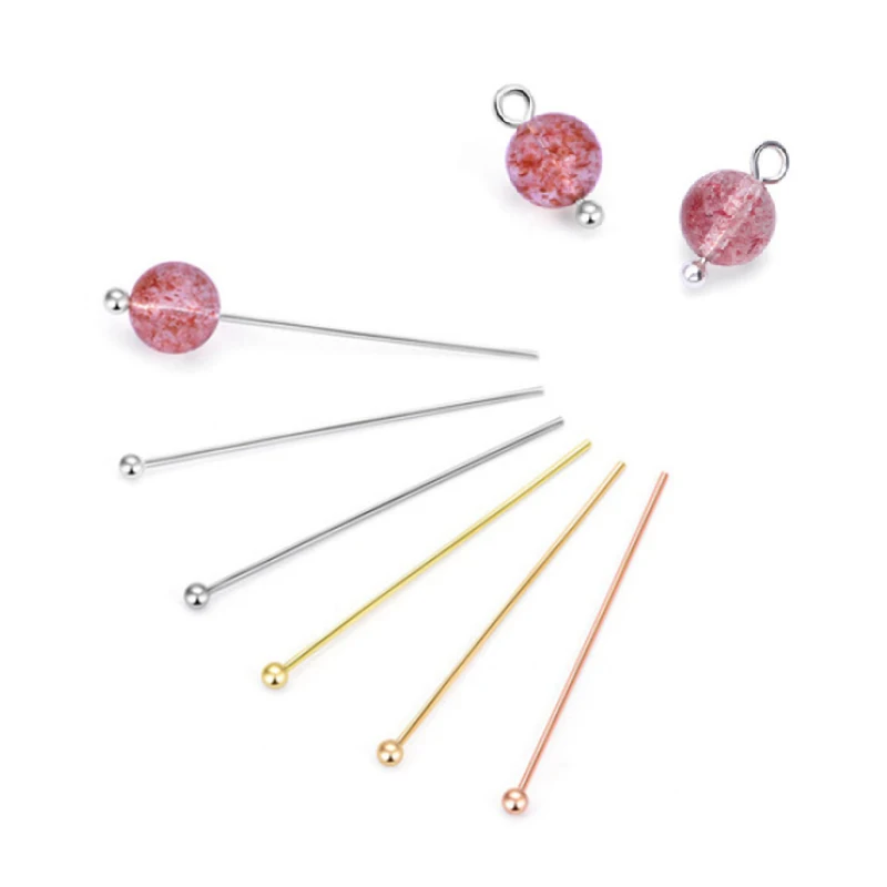 200 шт/партия 18-40 мм Разноцветные шариковые бусинки наконечники иглы DIY браслет из