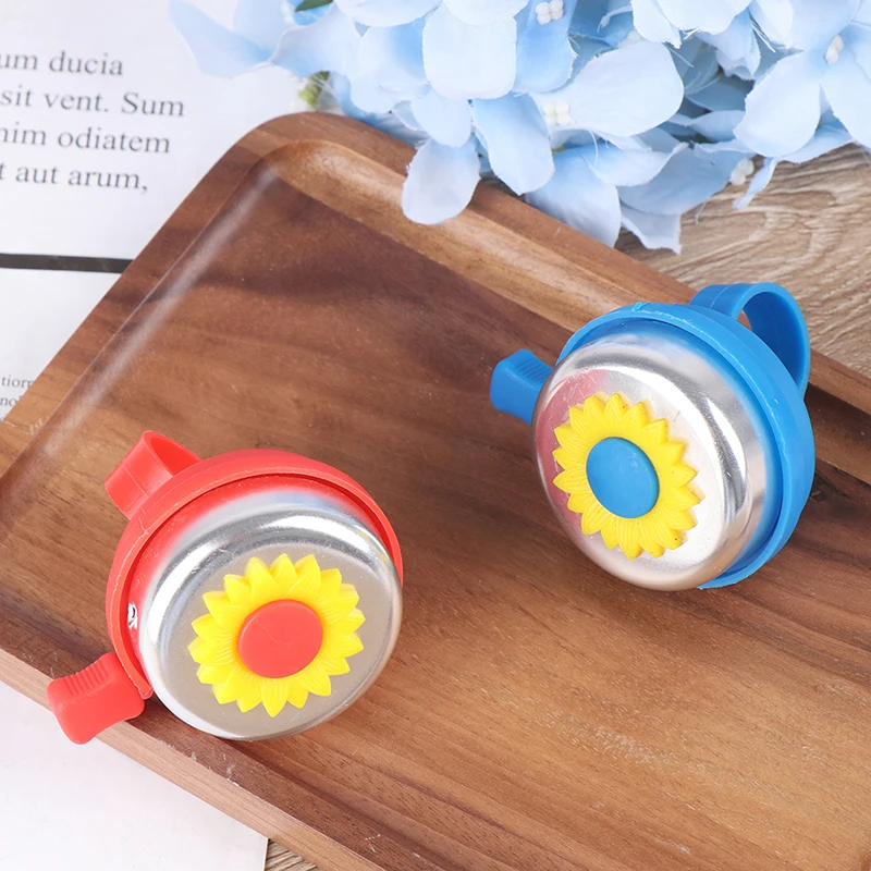 1 шт. велосипедный колокольчик кольцо милый ребенок мини в форме подсолнуха