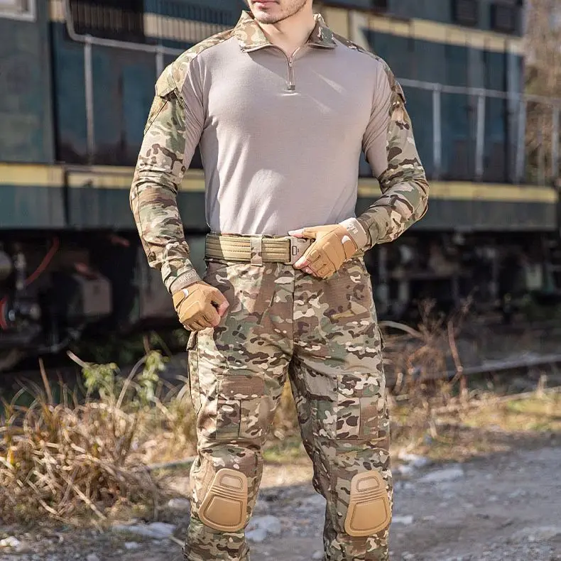 

Camouflage tactical army pants training suit overalls sweatpants men's fashion casual sports