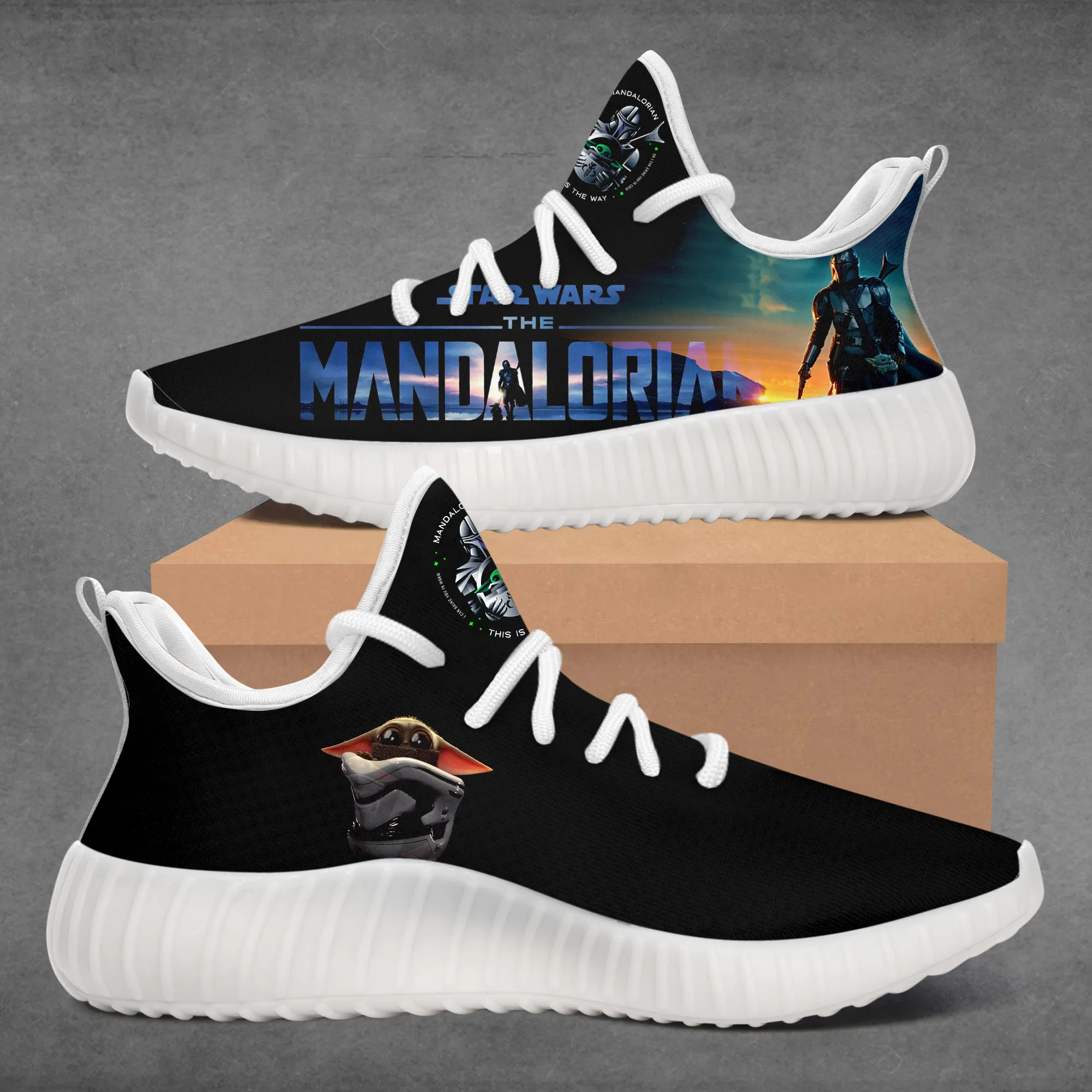 

2021 Designer Custom Sneaker Running Shoes MANDALORIAN Sports Shoes Youth Men Women