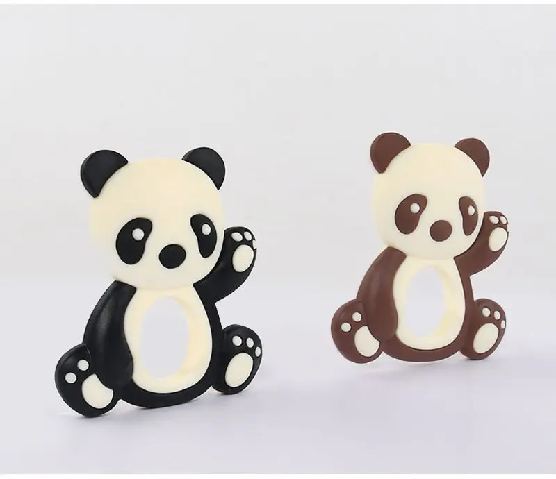 

Drop Ship. Baby Teether Animal Silicone Beads Chew Charms Food Grade Silicone Teether Toy