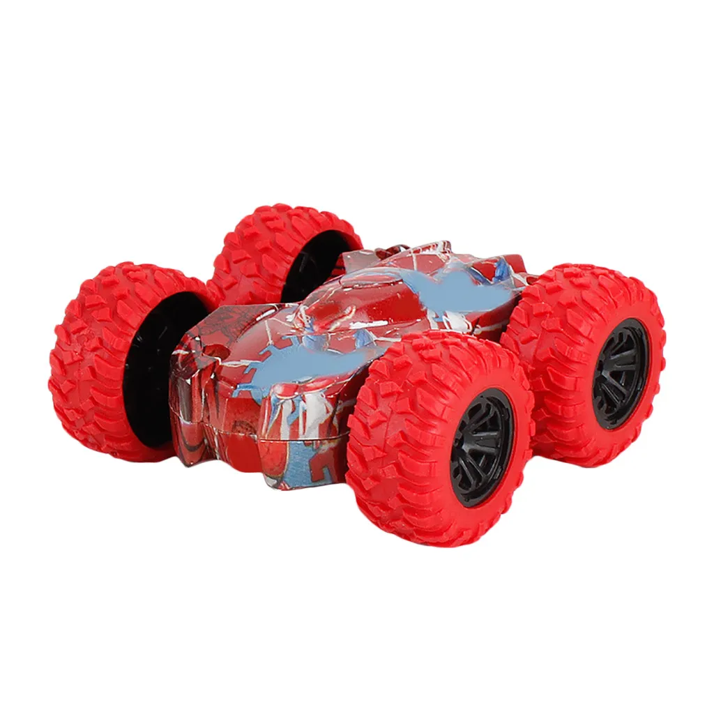 

Toys For Children Inertia-Double Side Stunt Graffiti Car Off Road Model Car Vehicle Kids Toy Gift car collection pull back model