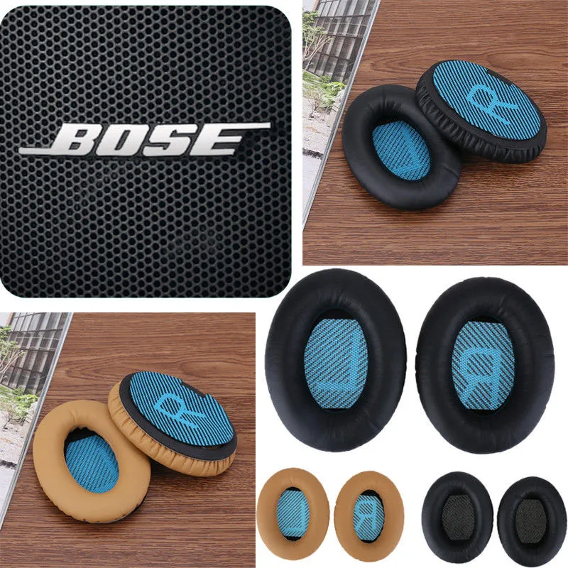 Сменные амбушюры из мягкой кожи для наушников Bose quietкомфорт QC35|Наушники и