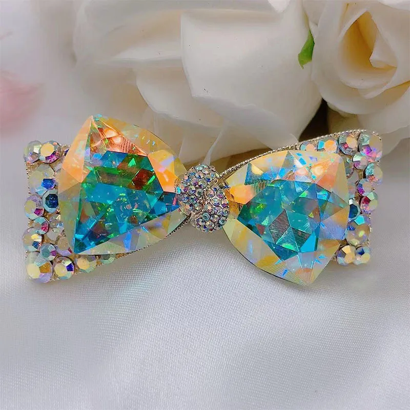 

Новинка корейский зажим для волос с бантом Шпилька для волос заколка для волос из сплава с нажимным зажимом фиксированная заколка для волос...