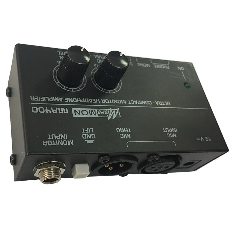 

Ma400 Headphone Preamplifier Microphone Preamplifier Headphone Preamplifier Personal Monitor Mixer,Eu Plug