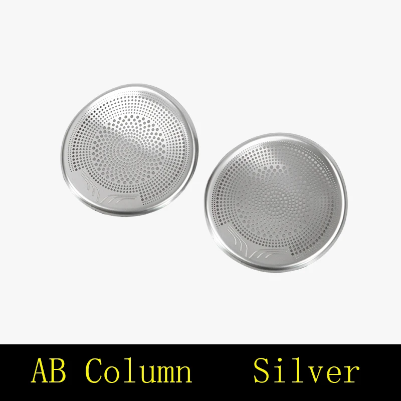 For Tesla Model 3 Accessories Front/ Back Column Roof Horn Hood Speaker Cover Decorative Sequin 2pcs/set | Автомобили и мотоциклы