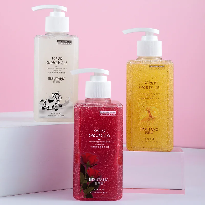 

Exfoliating Perfume Scrub Shower Gel Cleans Dirt Lasting Fragrance Reduces Chicken Skin Brightening Moisturizing Body Wash