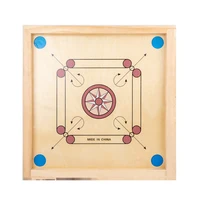 carrom board game board round burr free wood board two player puzzle board game parent child interactive toys