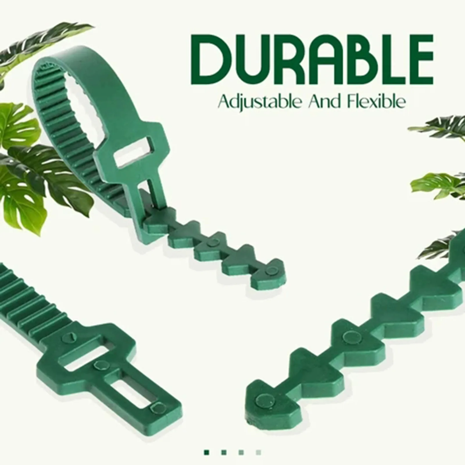 

25# Gardening Adjustable Plants Fixed Buckles Reusable Plastic Thicken Fixing Buckle Plant Growth Germination Support Tool