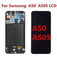 display for samsung galaxy a50 sm a505fnds a505fds a505 lcd touch screen digitizer with frame for samsung a50 lcd