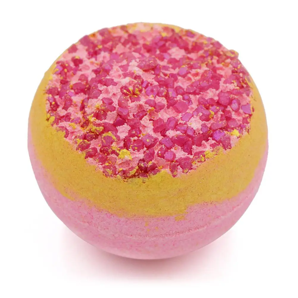 Яркий гламурный Клюква глубокая морская Ванна бомба соль тело спа Красота