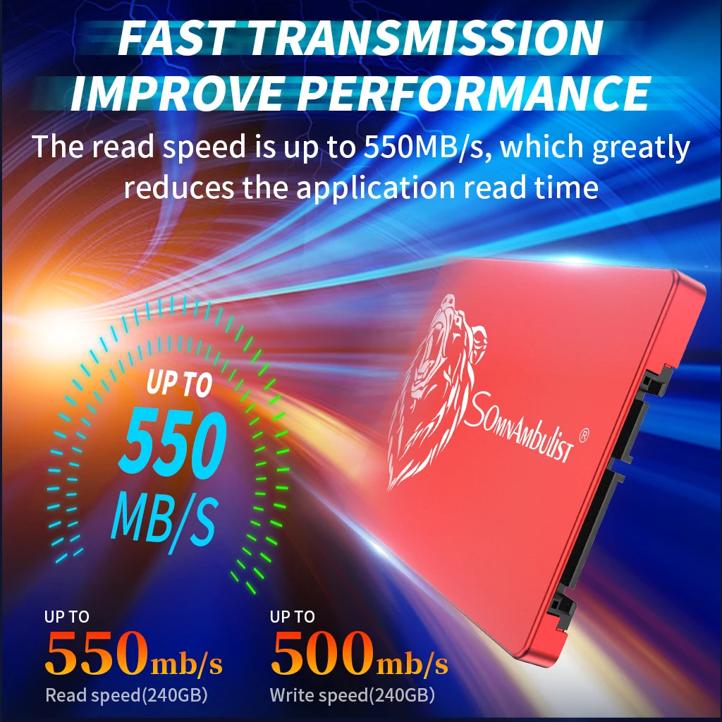 Твердотельный Накопитель SSD 240 ГБ для ноутбука 480 960 SATA 2.5 Жесткий диск 120 Гб