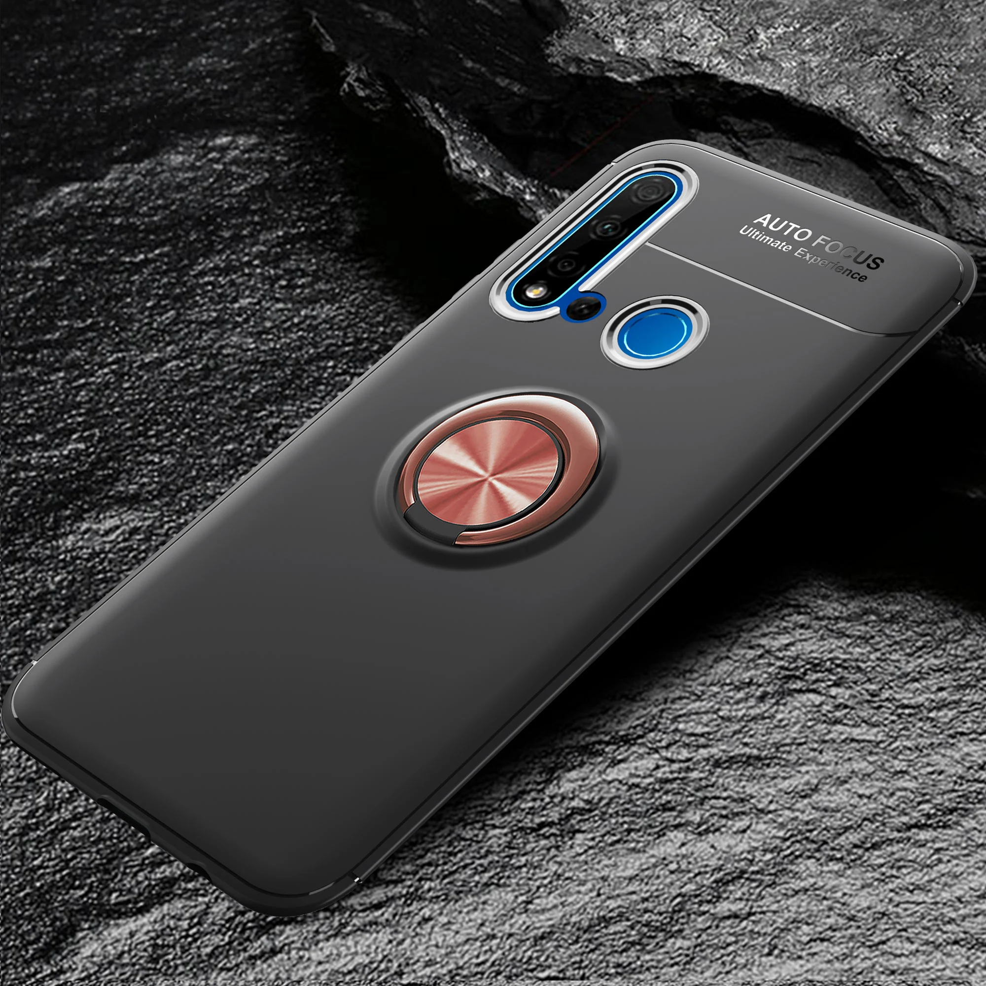 Мягкий чехол из ТПУ с кронштейном для Huawei P20 Lite 2019 чехлы телефонов Аксесуар cellular