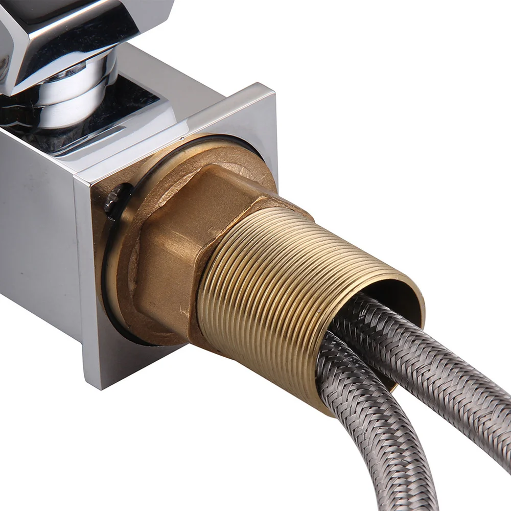 

LED Bathroom Lavatory Sink Waterflow with Hose