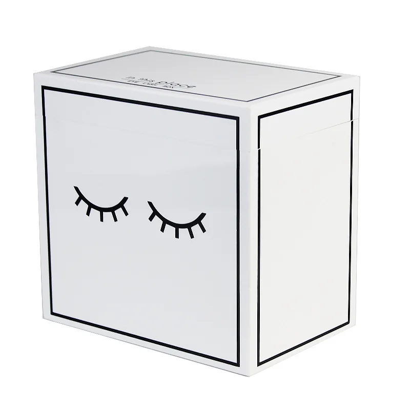Новый 8-слой Хрустальная ресница ящик для хранения Дисплей белый акриловый мейк