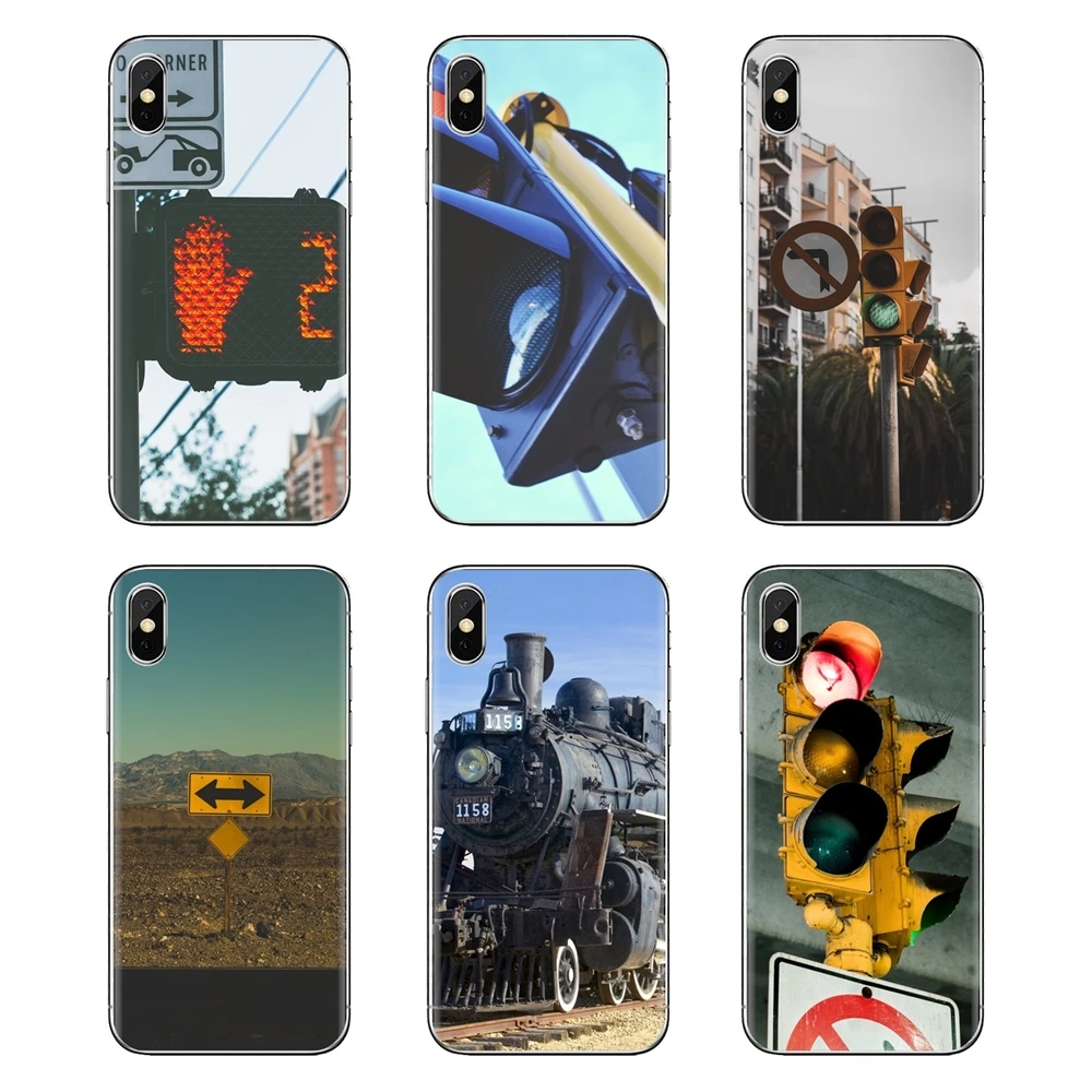 Светофоры мягкие прозрачные чехлы для huawei P Smart Y6 P8 P9 P10 Plus Nova P20 Lite Pro Mini 2017 SLA-L02 SLA-L22