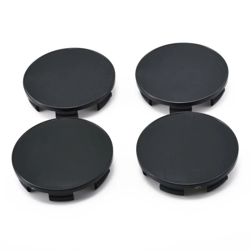 

Right Wheel hub cover Set 4pcs ABS Auto Black Car Center Rear Exterior