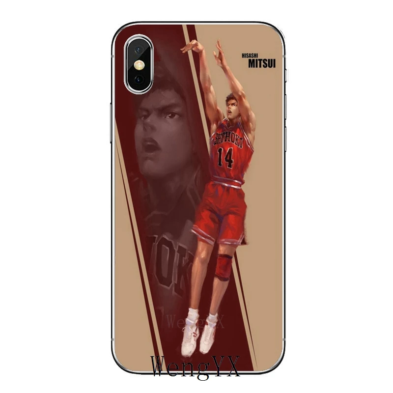 Японский чехол из ТПУ с аниме Slam Dunk для Samsung Galaxy Note 10 9 8 5 4 S10E S10 Lite S9 S8 S7 S6 Edge Plus S5 S4 Mini