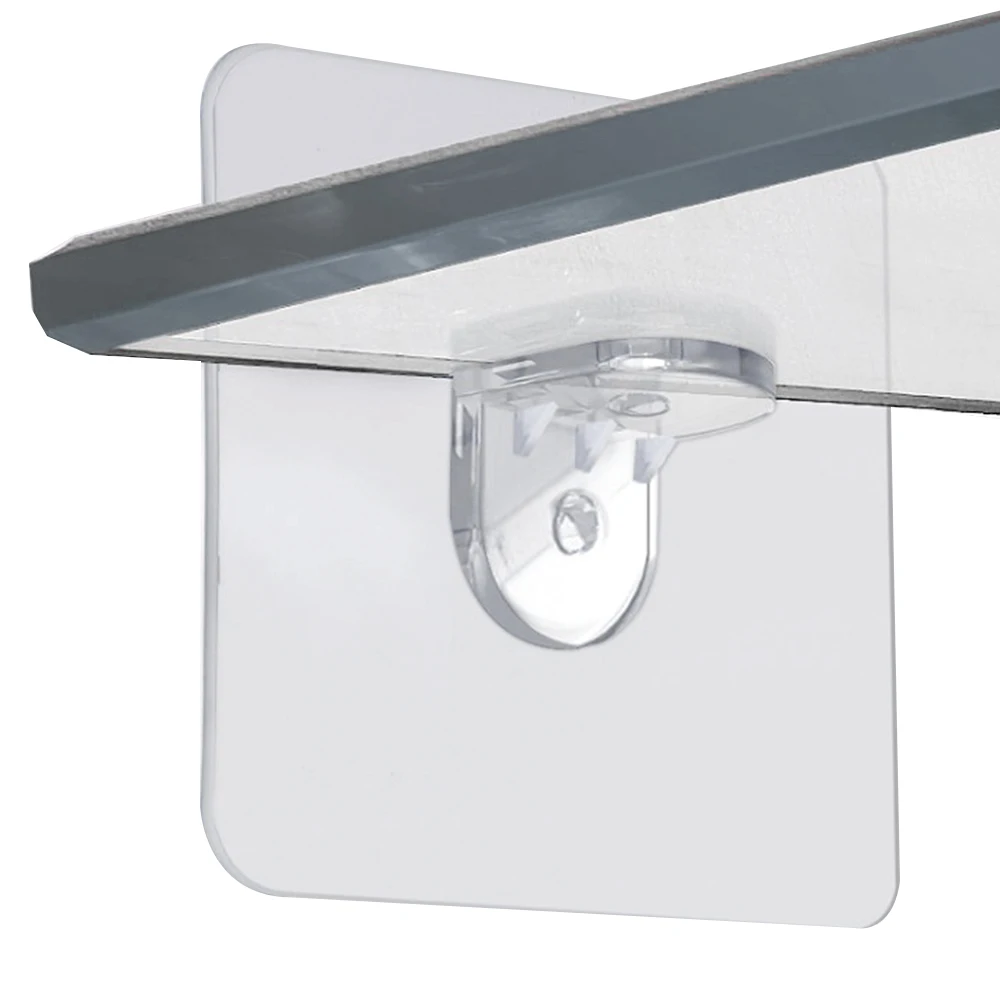 Подставка для полки без клея Пробивка ногтей прочный Треугольный Кронштейн