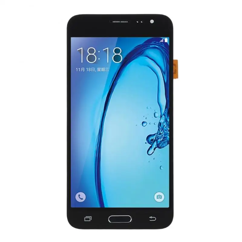 Super AMOLED для Samsung Galaxy J3 2016 J320F J320 J320FN ЖК дисплей сенсорный экран дигитайзер рамка