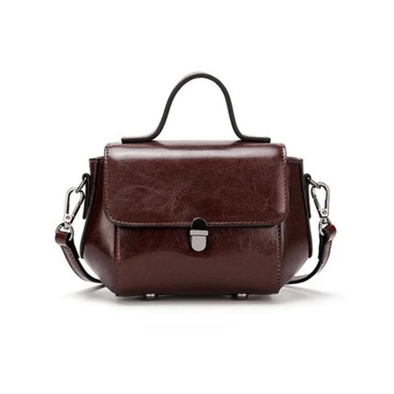 

2021 new autumn and winter leather small bag European and American handbag business bag messenger female bag