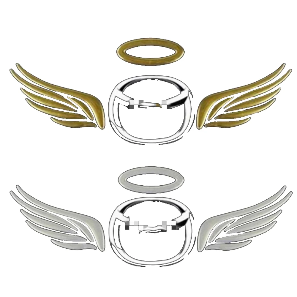 Универсальная 3d наклейка на мотоцикл и автомобиль с ангельскими крыльями