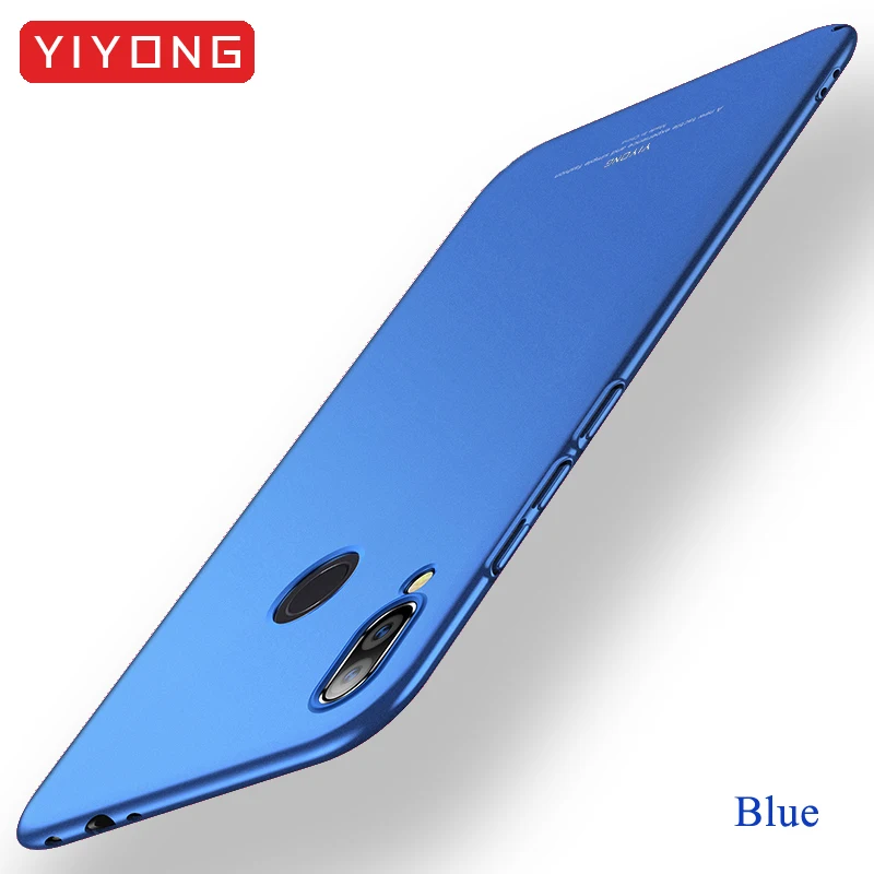Simple blue Redmi Note 6 Pro Чехол YIYONG матовый чехол Xiaomi Redmi Note 7 6 5 Pro Чехол Xiomi Global PC чехол для Xiaomi Note 5 6 7 Pro Чехол - Цвет: Simple blue