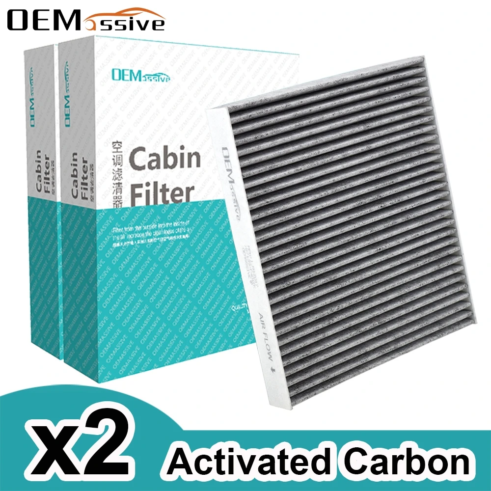 2 шт. автомобильный Пыльцевой фильтр для кондиционера с активированным углем Kia