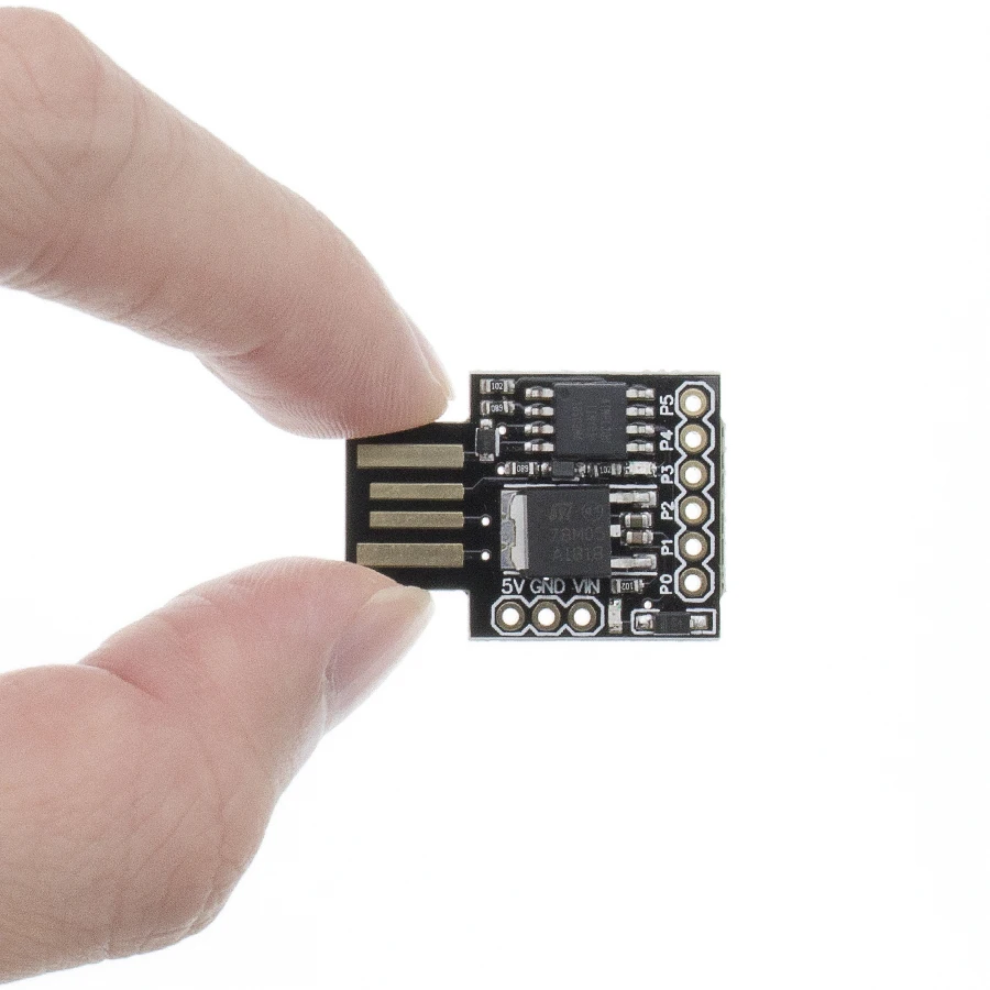 Плата разработки Digispark Kickstarter Micro ATTINY85 синий/черный модуль для Arduino IIC I2C USB 1 шт.|v1