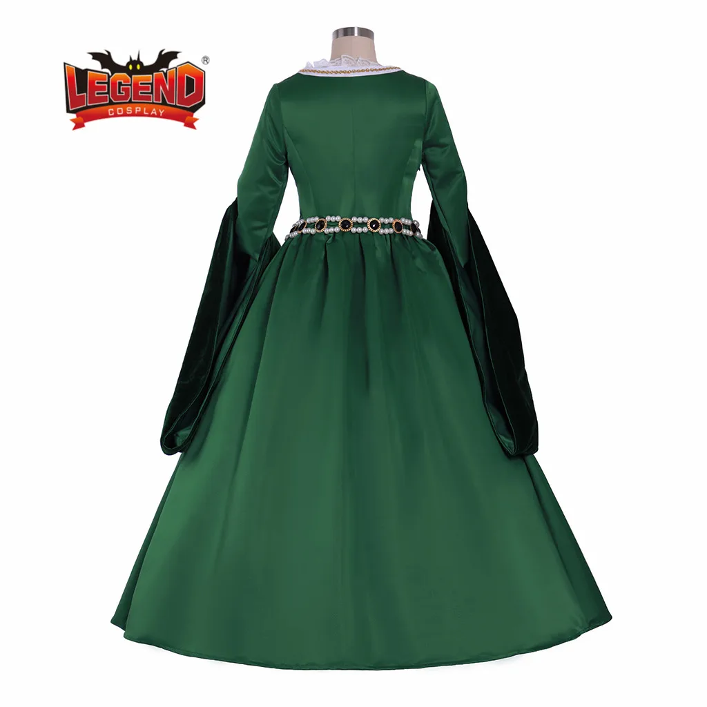 Костюм для косплея королевы викторианской Элизабет Тюдор платье в тюдоровском