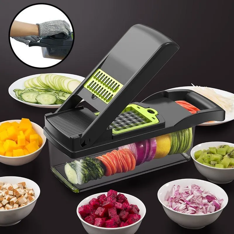 

Modern kitchen chopping artifact multi-function planing and slicing creative home kitchen gadgets dicing and shredding artifact