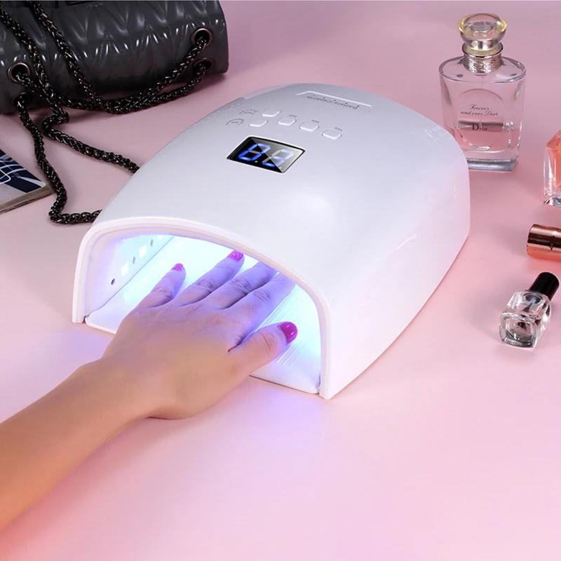 

Nail Lamp Rechargeable Red Light Nail UV Lamp 48W Cordless Manicure Lamps Built-in 7800mAh Battery Nail Dryer Wireless LED Lamp