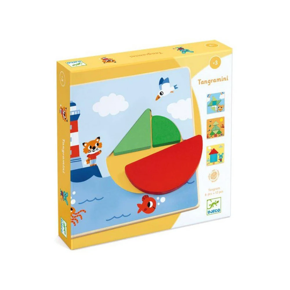 DJECO Развивающая игра &quotПазл-Танграм&quot мини | Игрушки и хобби