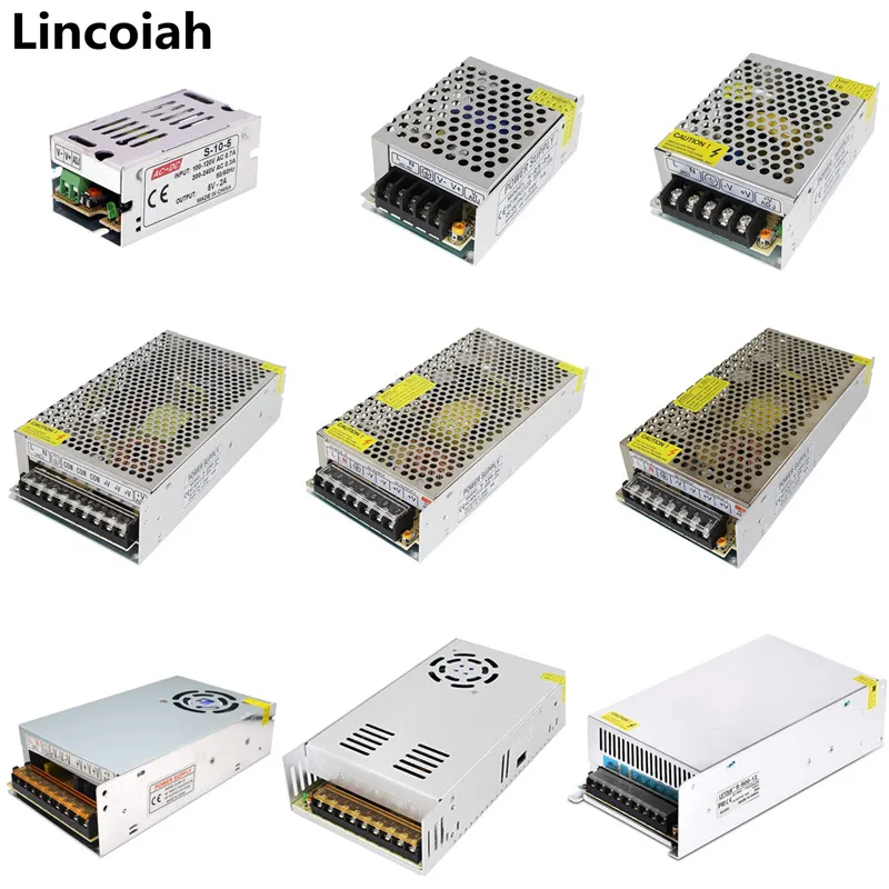 Трансформаторы 12 В блок питания адаптер постоянного тока переменный ток 110 220