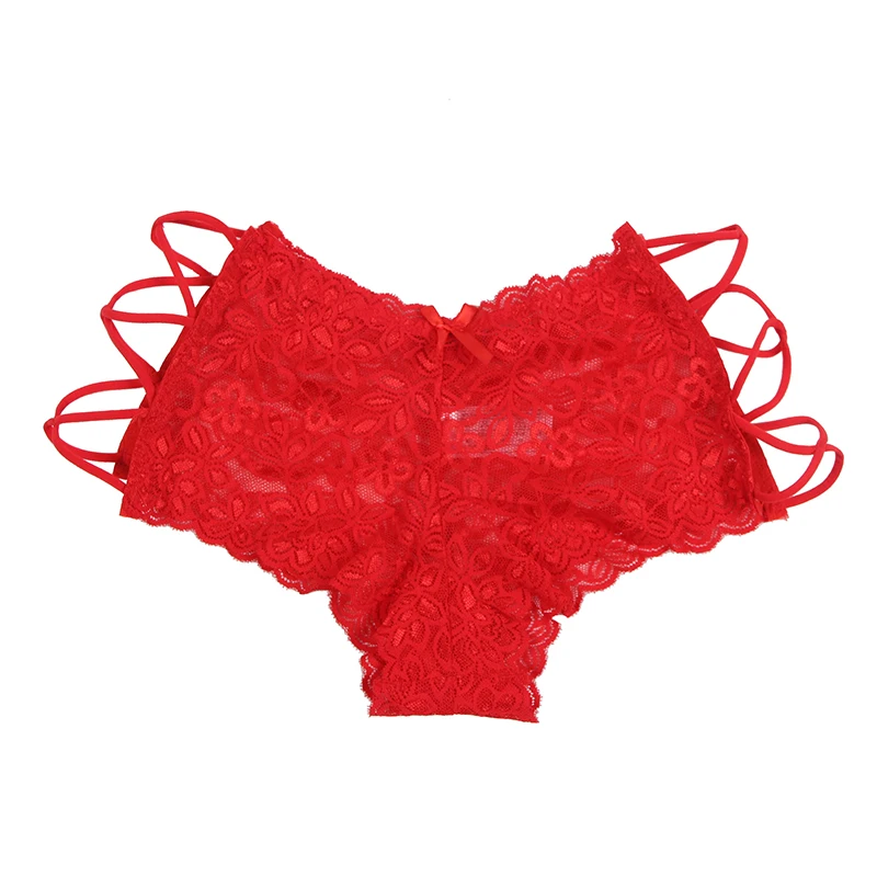 Ohyeahlover кружевное дамское нижнее белье Открытые трусики пуш ап Цветочные 3XL 5XL