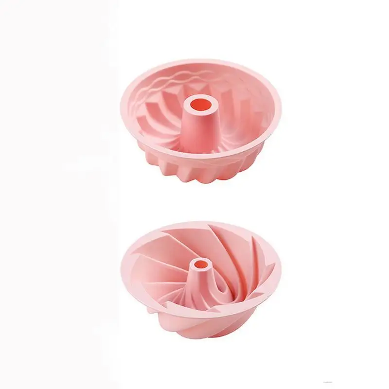 

Cake Mold 6-Inch Household Steamable And Bake Silicone Non-Stick Round Bakeware Baking Tool