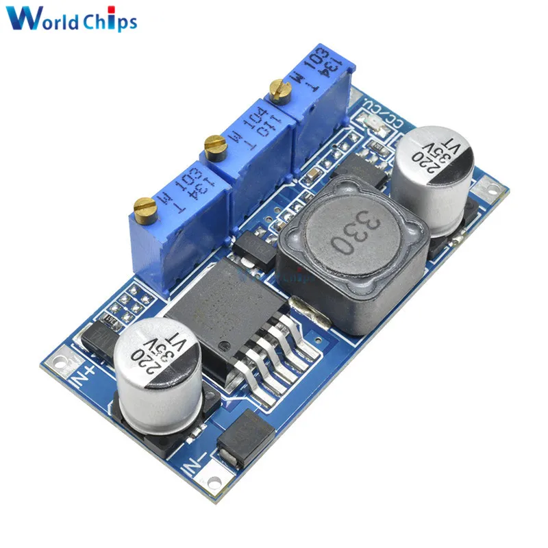Светодиодный драйвер LM2596 Регулируемый преобразователь напряжения с 7 35 В до 1 25 30