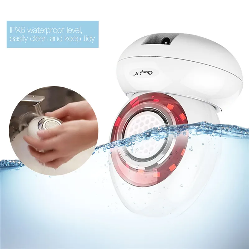 

RF Radio Frequency 3 LED Light Photon Therapy Facial Massager Vibration Spray Face Care Skin Tightening Moisturizing Anti-Aging