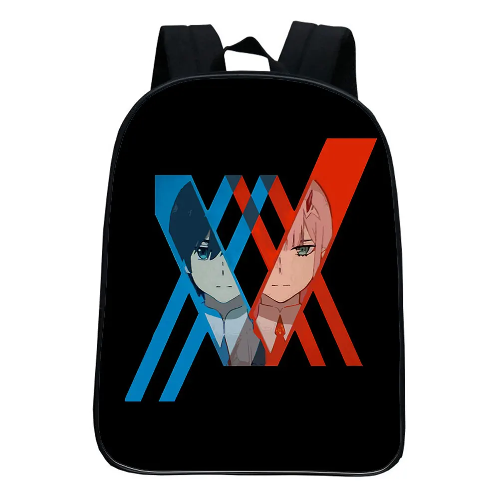 

Darling In The Franxx Backpack Boy Girl Bag Anime ZERO TWO Bookbag Fashion Cartoon Rucksack Students School Bags Cute Bagpack