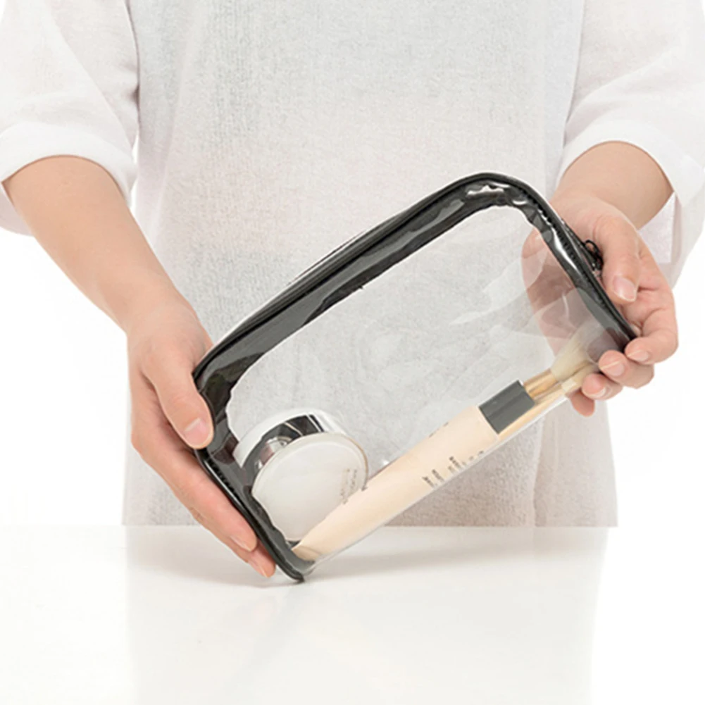 Прозрачная сумка для туалетных принадлежностей портативная Водонепроницаемая