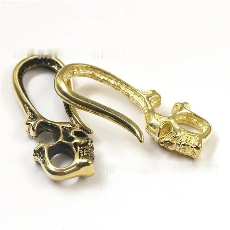 

copper U-shaped hook and key chain Caibu hook chain DIY leather accessories brass Charms metal stamping charms jump rings