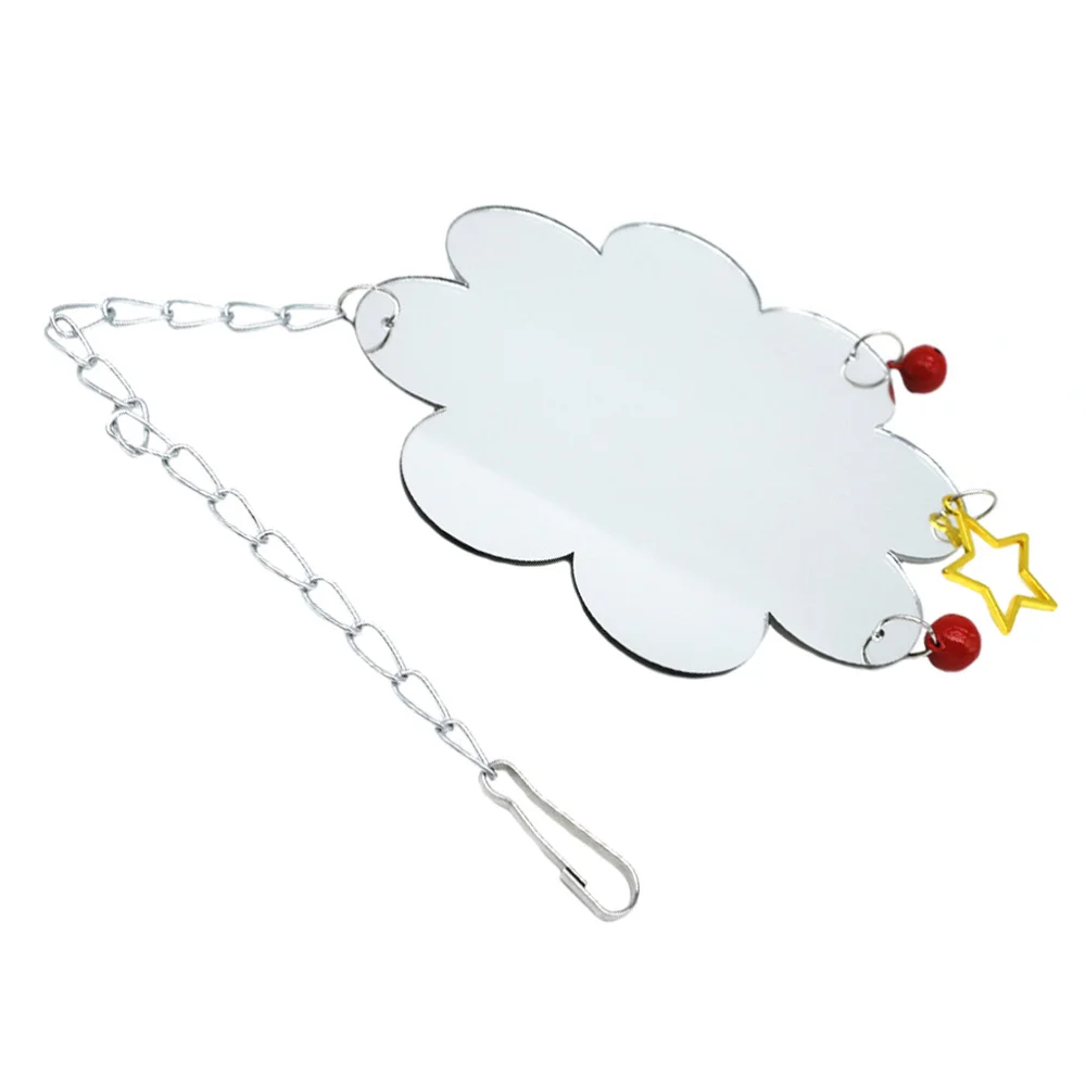 

Chicken Mirror Practical Hanging Mirror Poultry Mirror with Bells