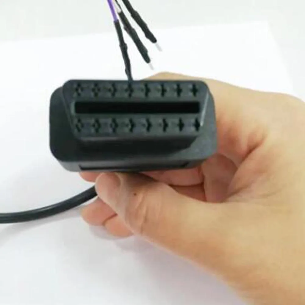 22AWG 4 Core OBD2 16Pin гнездовой разъем для ELM327 удлинитель адаптер OBDII EOBD (система бортовой
