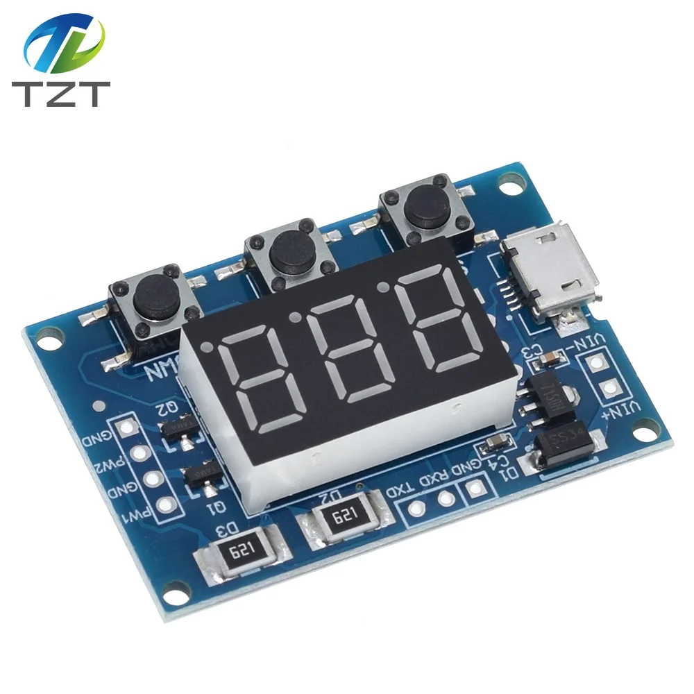 Постоянный ток 5 30V/Micro Usb 5V Мощность независимый генератор PWM 2 канала