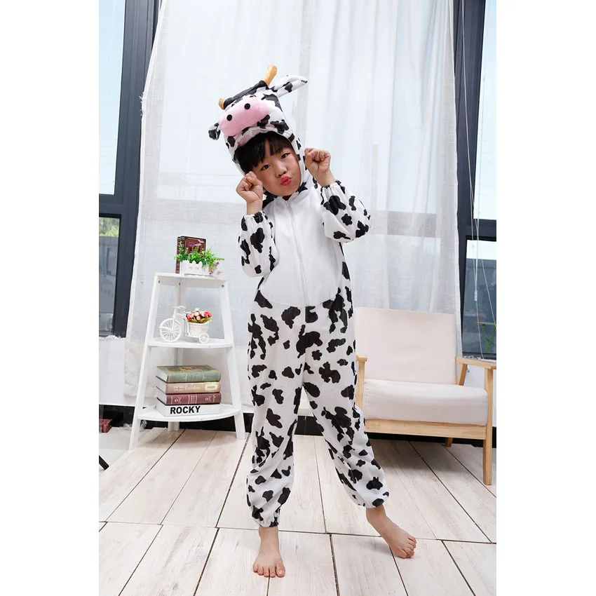 Костюм на Хэллоуин для детей и девочек комбинезон зебра с милыми животными