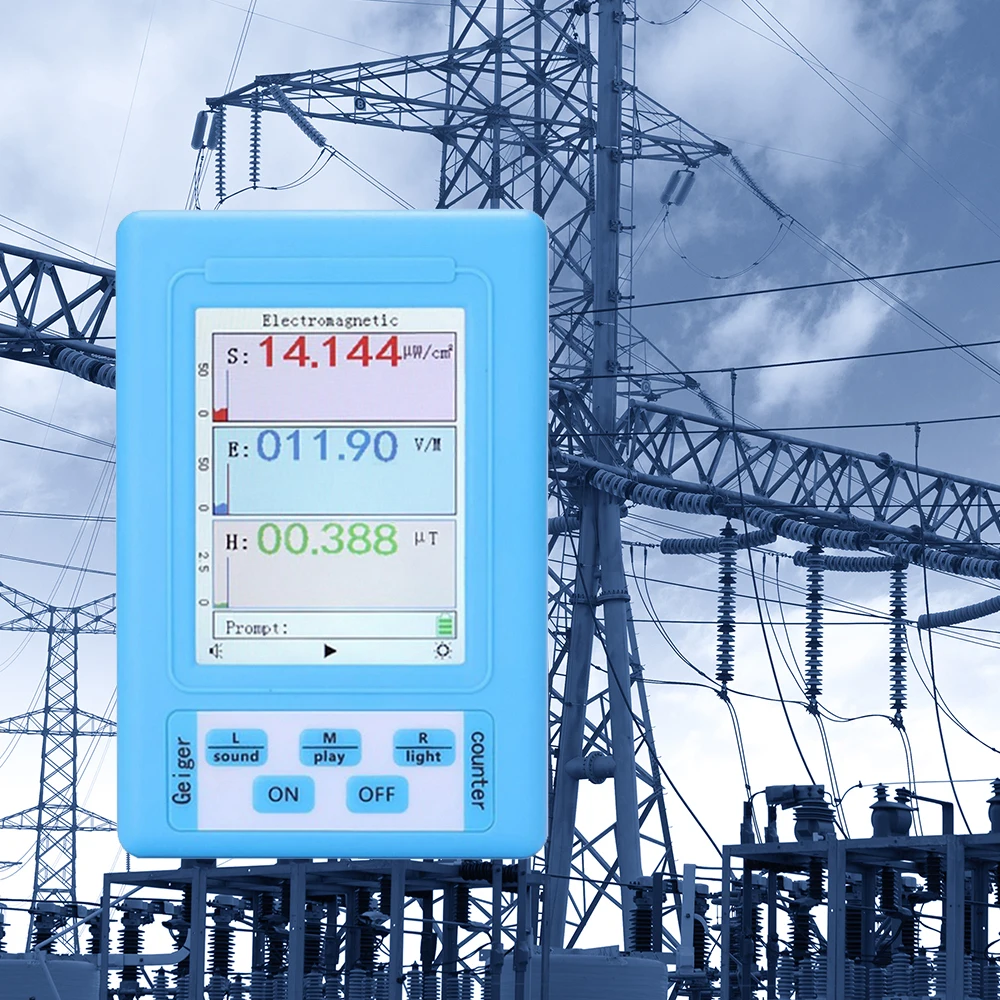 BR-9A Portable Electromagnetic Radiation Detector EMF Meter High Accuracy Professional Dosimeter Monitor Tester | Инструменты