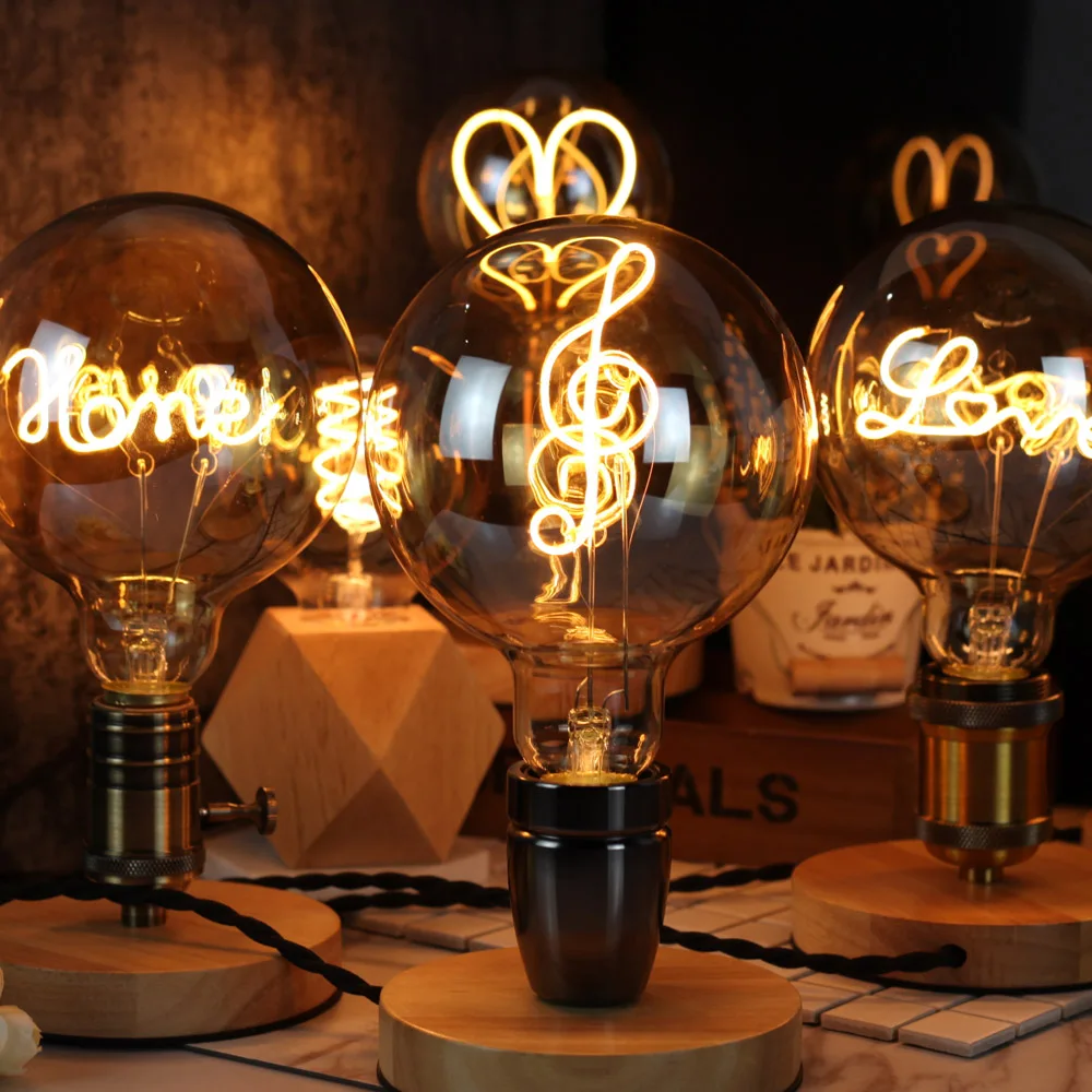Марочные шарики edison домашняя декоративная светодиодная лампа накаливания 4 Вт с