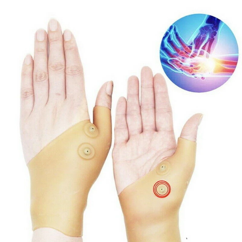 

Magnetic Therapy Wrist Glove Tenosynovitis Miracle Wrist Thumb Support Bracers Corrector Hand Pain Relief Gel Gloves Unisex