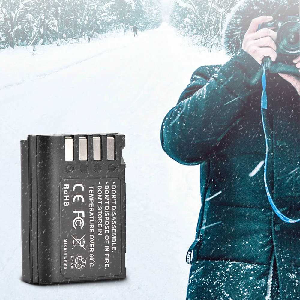 Комплект из 2 аккумуляторов и зарядных устройств KingMa DMW-BLK22